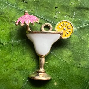 Margarita Charm, Cocktail Charm, Tropical Drink Charm