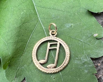 Musical NoteCharm, Musical Charm, Music Note Charm