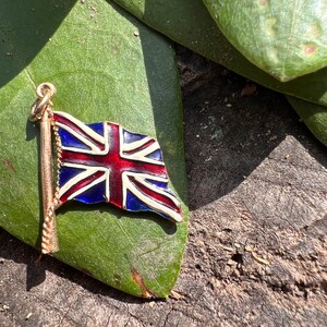 British Flag Charm, UK Flag Charm, London Charm, Flag of England Charm
