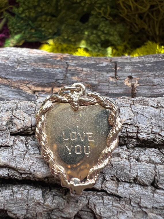 Heart Charm, Gold Heart Charm, I Love You Charm, … - image 9