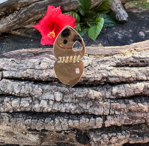 Heart Notepad Charm, Gold Heart Notebook Charm, I… - image 2