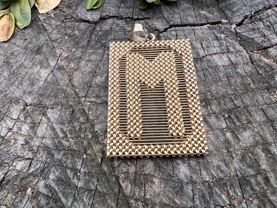 Gold Initial "M" Charm, Gold Initial M, Initial M… - image 5