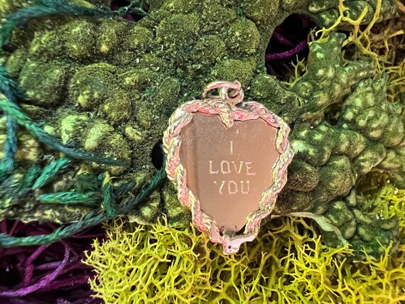 Heart Charm, Gold Heart Charm, I Love You Charm, … - image 2