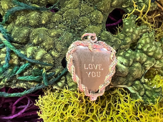 Heart Charm, Gold Heart Charm, I Love You Charm, … - image 4