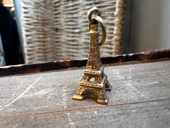 Eiffel Tower Charm, Gold Eiffel Tower, Paris Char… - image 4
