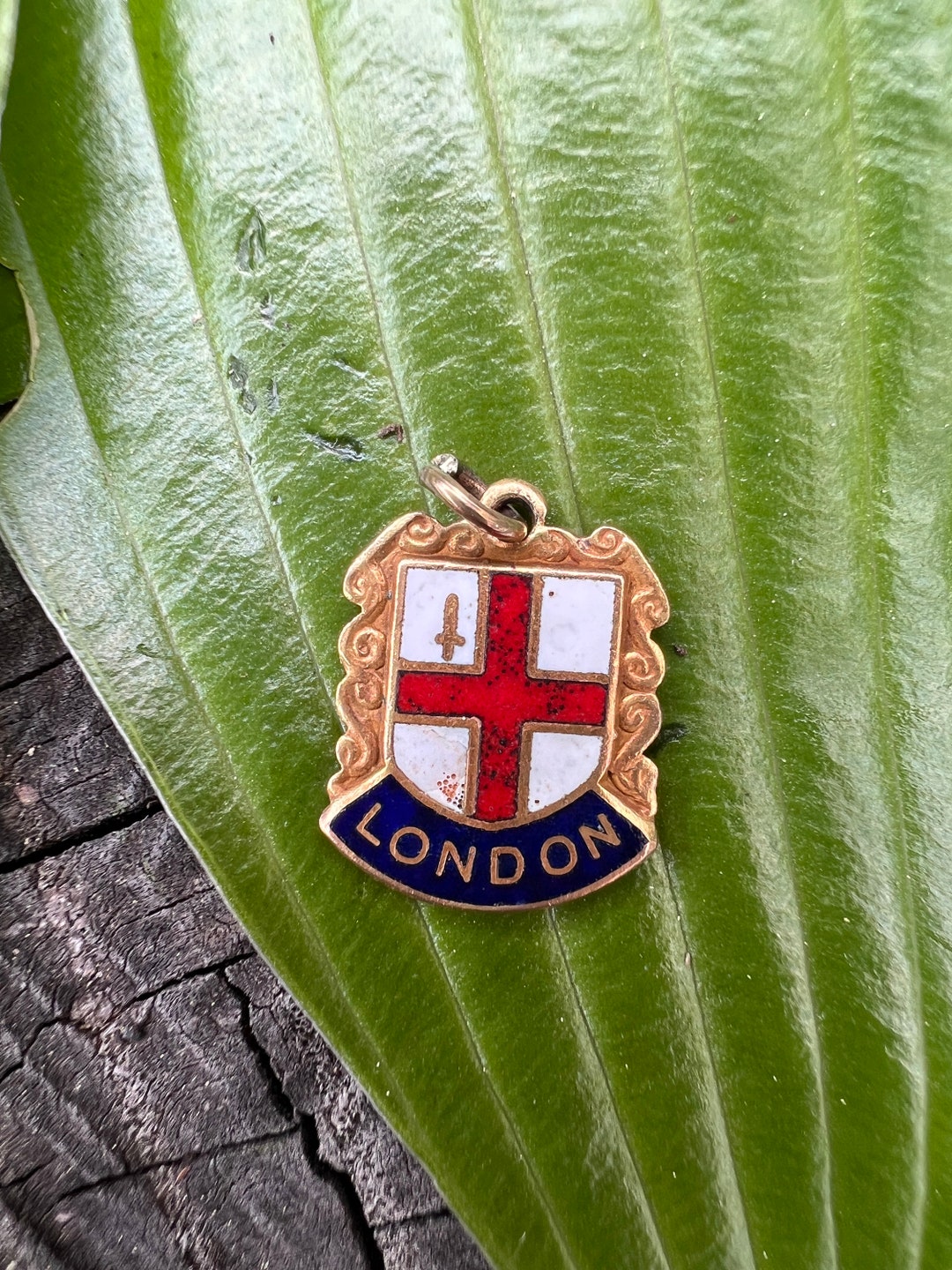 London Flag Charm, St. Cross Charm, London Charm, Flag of