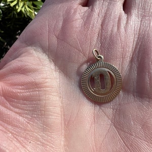 Gold Initial d Charm, Initial D Charm, Initial D Pendant, Letter D ...