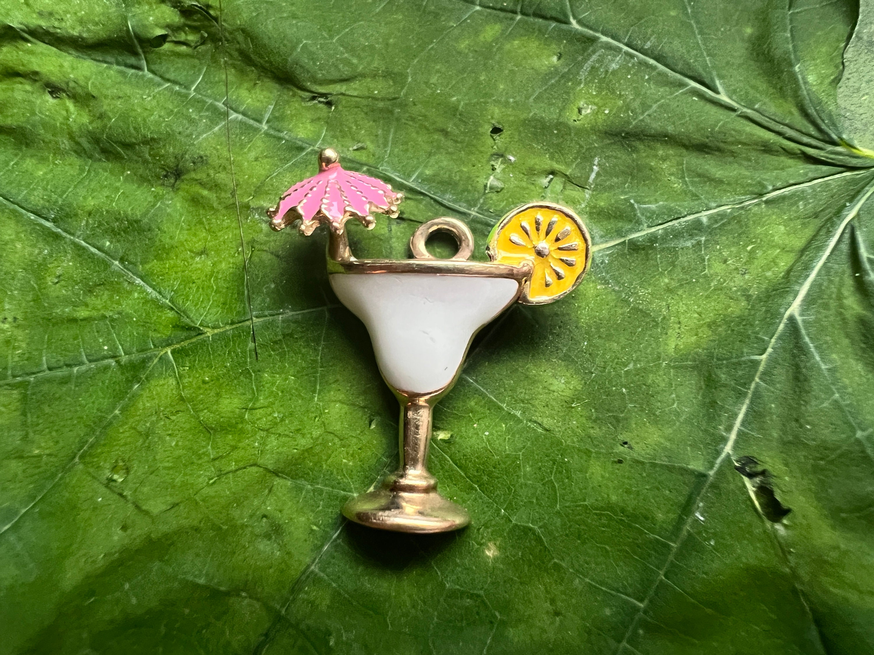 Margarita Charm Cocktail Charm Tropical Drink Charm - Etsy