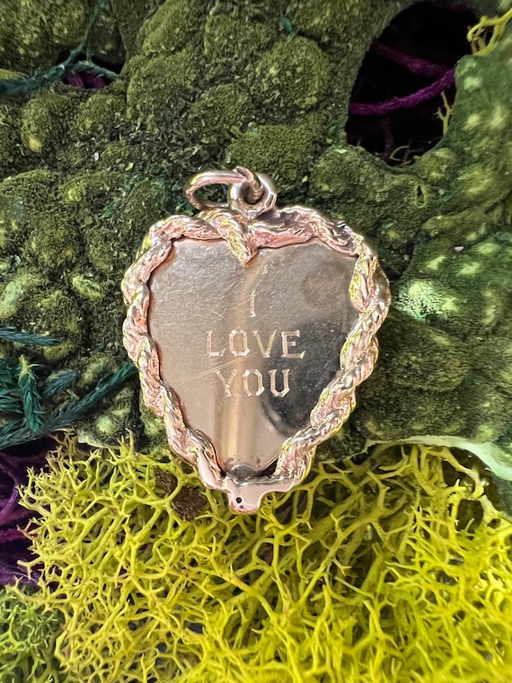 Heart Charm, Gold Heart Charm, I Love You Charm, … - image 8