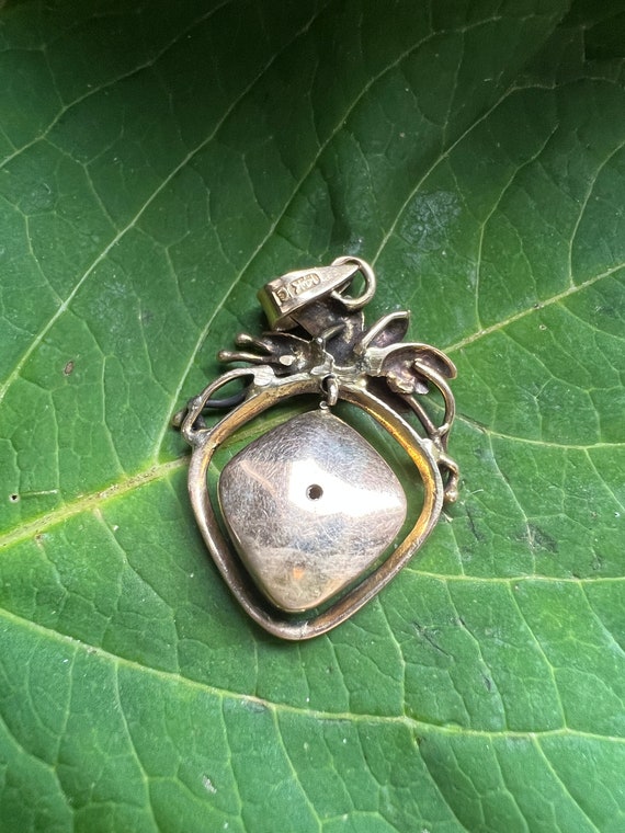 Gold Opal Charm, Gold Opal Pendant, Opal Necklace… - image 2
