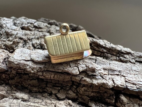 14k Gold Doghouse Charm, Man in Dog House View 2