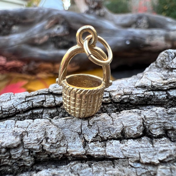 Basket Pendant Etsy
