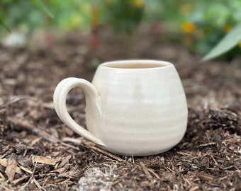 Tulip Mug /Handmade Cozy Stoneware Mug Inspired by Cottage Garden Tulips