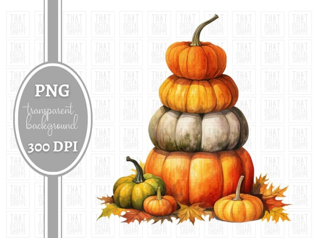 Fall Pumpkins Stack Stack of Pumpkins PNG Fall PNG for Sublimation Pumpkin Clipart - Etsy