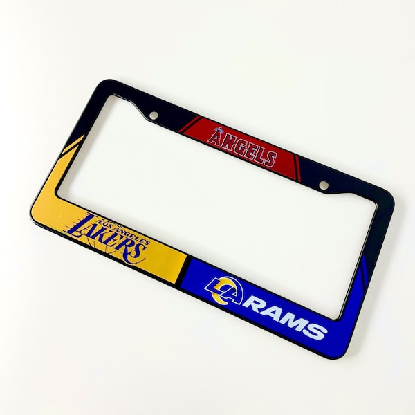 Black Custom Engraving License Plate Frame Etsy