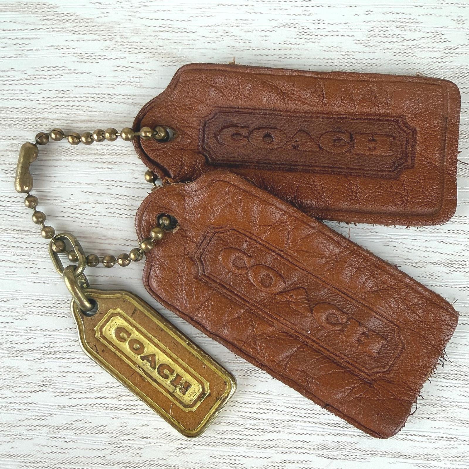 小物 vintage coach keychain Set of 3 Vintage Coach Charms - Etsy