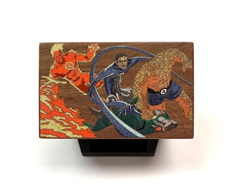 Marvel Super Heroes MTG Deck Box, Fantastic Four, Invisible Ink, Magic the Gathering