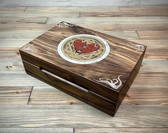 Arkham Horror Card Storage Box, Gemstone Inlay