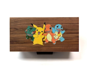 2000 Card Pokemon Box with Gemstone Inlay