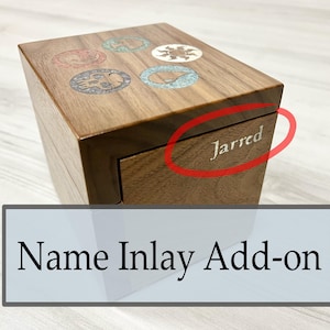 Naam Inlay-uitbreiding voor deckbox