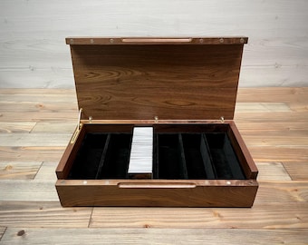 4000 card Magic the Gathering Box, Gemstone Inlay, MTG Deck Box, Card Storage