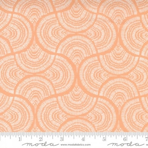 Lady Bird Cantaloupe 11874-19 by Crystal Manning from Moda by the 1/2 yard
