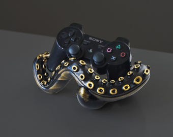 Soporte de consola de pulpo hecho a mano: decoración única para videojuegos