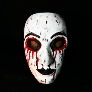 Halloween Horror Scary Full Face Mask - Unisex Hand Paint Face Costume Mask for Cosplay, Halloween, Party | Options Available