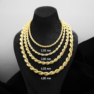 Collier chaîne en argent 925 - Collier en argent unisexe, cadeau pour elle,