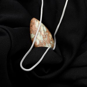Silver chain necklace,Boho jewelry,Handmade jewelry,Unique pendant necklace,pendant,Rustic jewelry,Artisan necklace,Mother&#39;s Day gift,