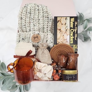 After Surgery Gift for Her – Chemo Care Package with Blanket | Mastectomy Recovery Basket | Mental Health & Self Care Gift Box for her