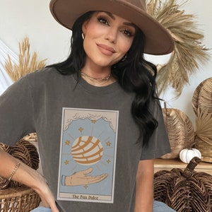 Pan dulce tarot card shirt, comfort colors t shirt, funny latina t shirt, concha shirt, mexicana shirt, loteria card shirt,