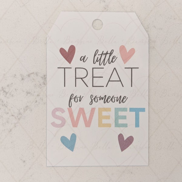 A Little Treat for Someone Sweet - Printable Gift Tags