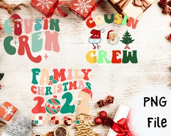 Christmas Cousin and Family PNG Bundle