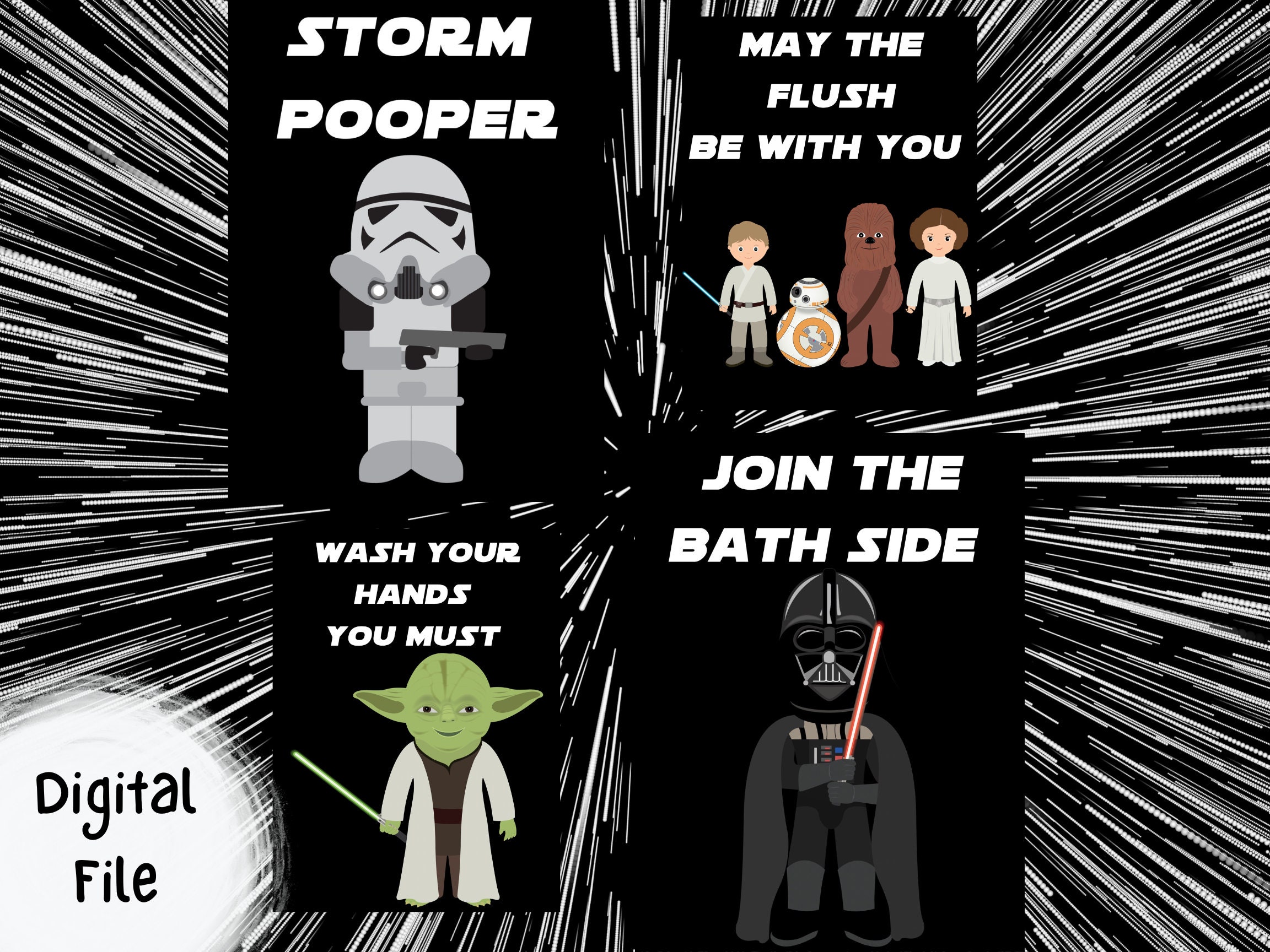 Star Wars Bathroom Decor