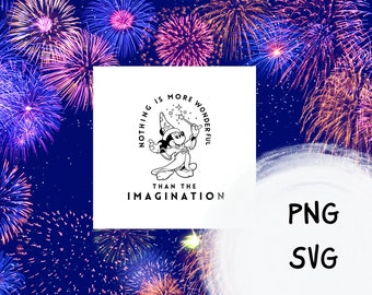 Mickey Imagination SVG PNG