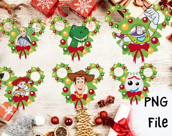Christmas Toy Story PNG Bundle