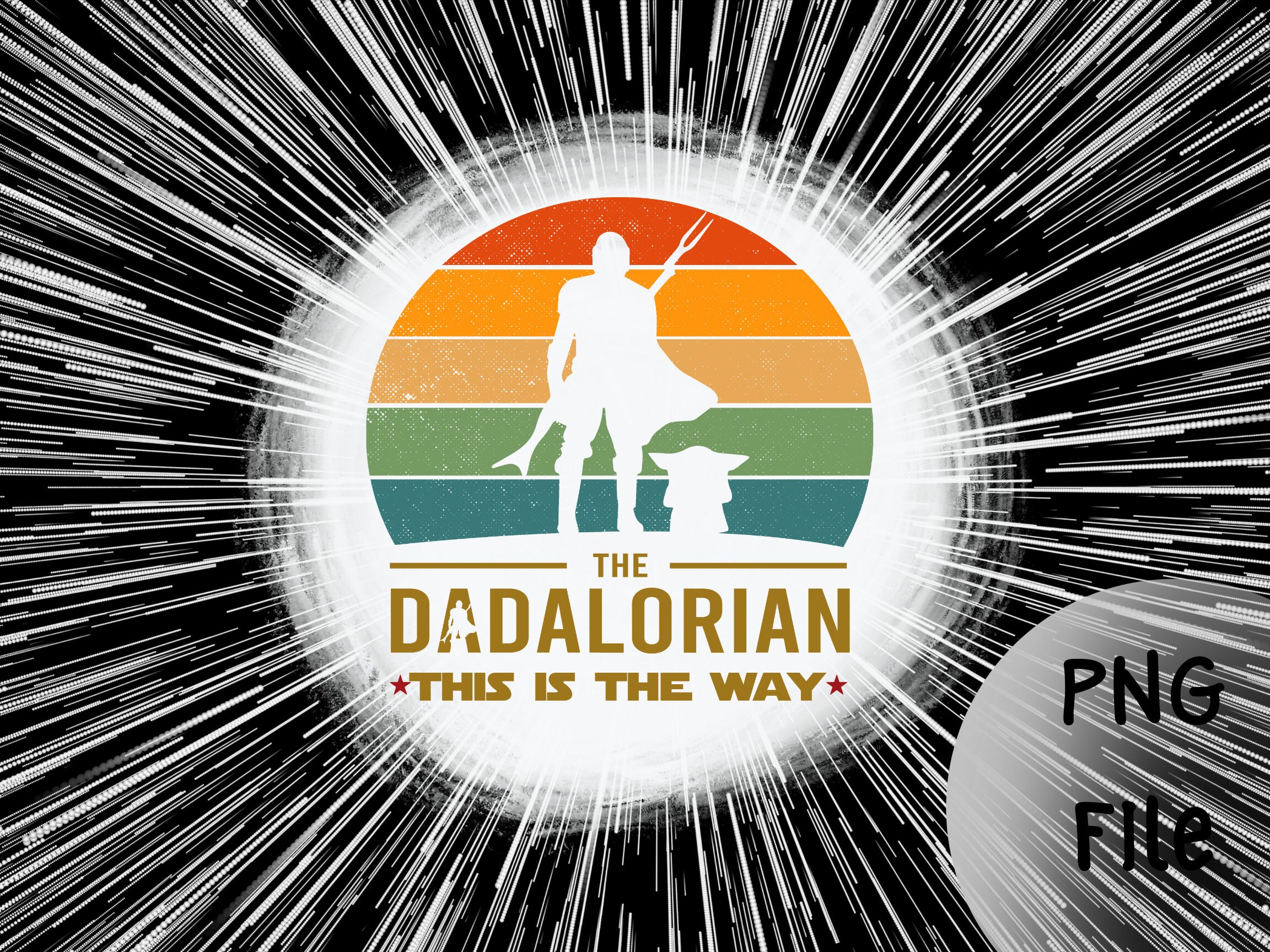 Star Wars Dadalorian PNG - Etsy