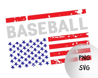 Baseball Flag SVG PNG