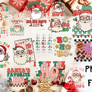 Kerst ho ho ho PNG Bundel