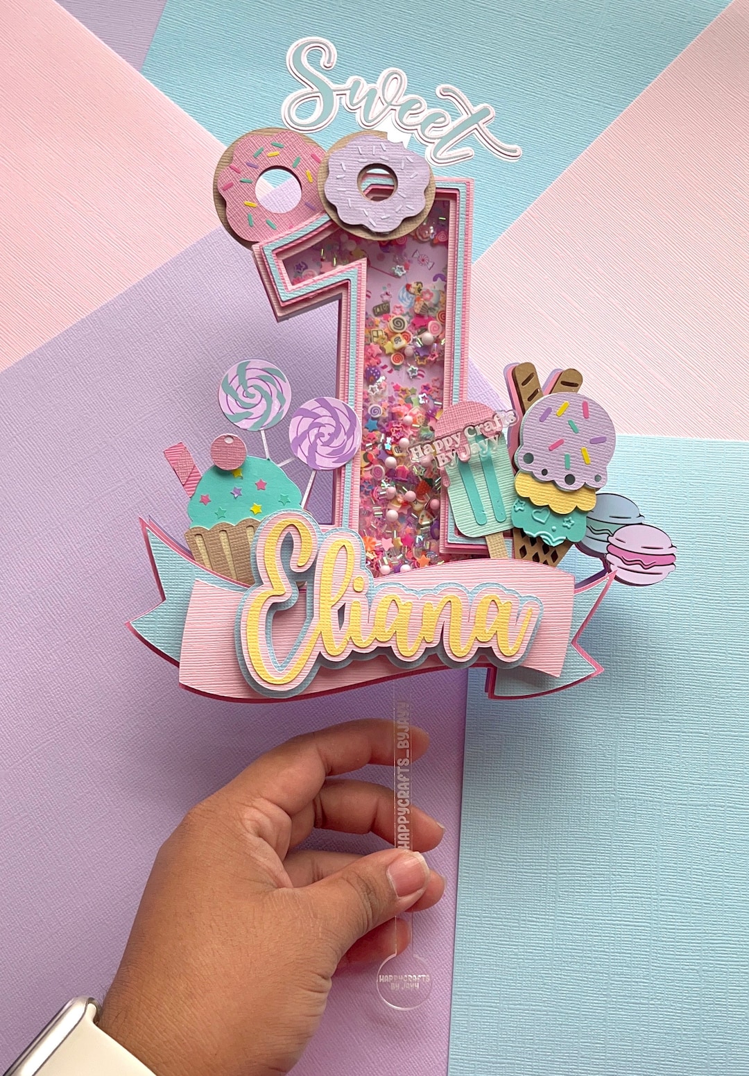 Sweet One Birthday Cake Topper Sweet Birthday Cake Topper Sweets Il 1080xN.5609932516 Haag