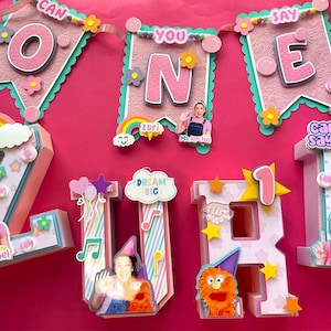 Ms. Rachel birthday 3D Letters , 3D Letters Party Decorations, Decorations for Candy Tabel, Ms. Rachel party Decore
