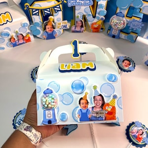 Ms. Rachel bubblegum Treat Boxes | Candy Boxes | Gabel Boxes | Favor Boxes | Ms. Rachel Birthday  | ms Rachel Party | ms. Rachel Table decor