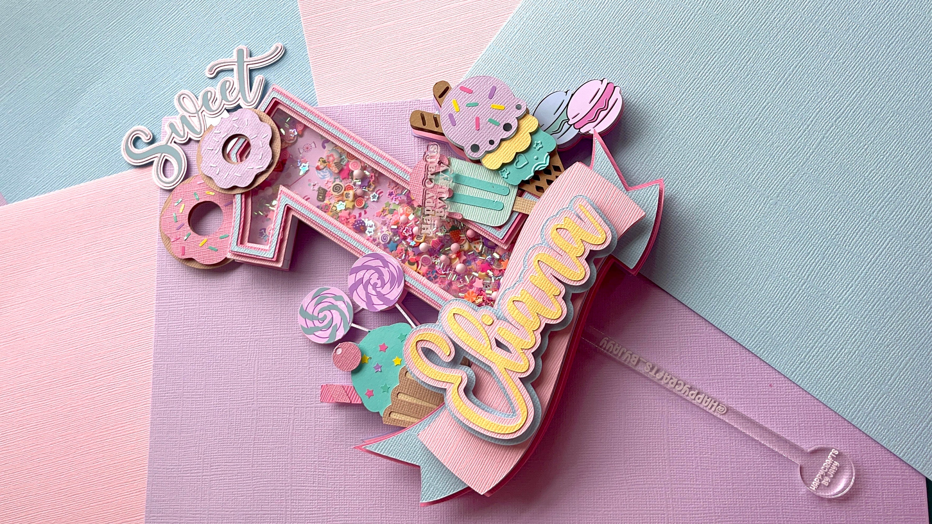 Sweet One birthday cake topper