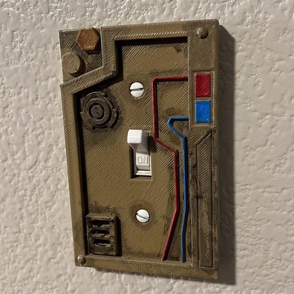 Galaxy inspired Light switch cover