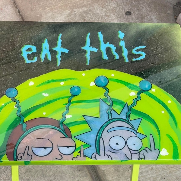Rick and Morty Rolling Tray - Etsy