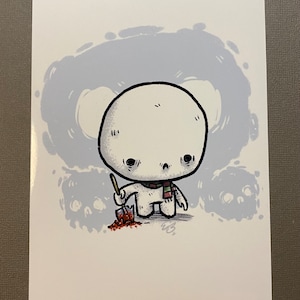 Mr. Snowman and his trusty shovel.