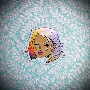 Heart Girl (Holographic) Sticker
