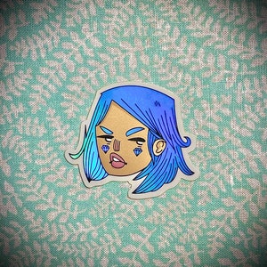 Diamond Girl (Holographic) Sticker