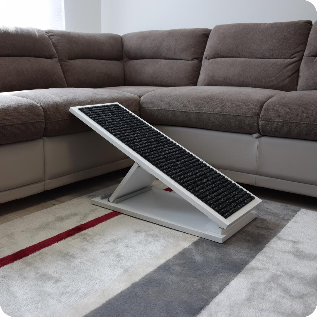 S size dog ramp for bed French Bulldog gift dog gift for puppy dog ramp for couch dog ramp with carpet dachshund owner gift for Yorkie Mom